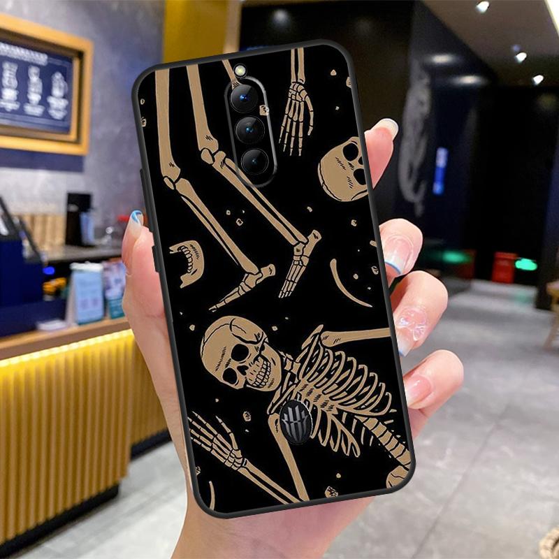 Trippy Skeleton Case For Nubia Red Magic 8 9 10 Pro Plus 6 7 6S 7S Pro 6R 5G RedMagic 8S 9S Pro Plus Cover
