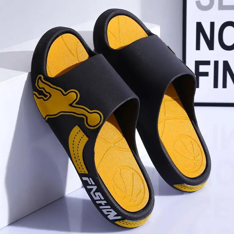 Fashion Indoor Shoes House Walk Around Home Sandals Man Slip-resistant Slippers for Men Summer Elegant Low Price Comfortable Rubber Sale