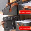 Cationic Steel Frame Multifunctional Foldable Drawer Storage Box with Handle, Large Capacity