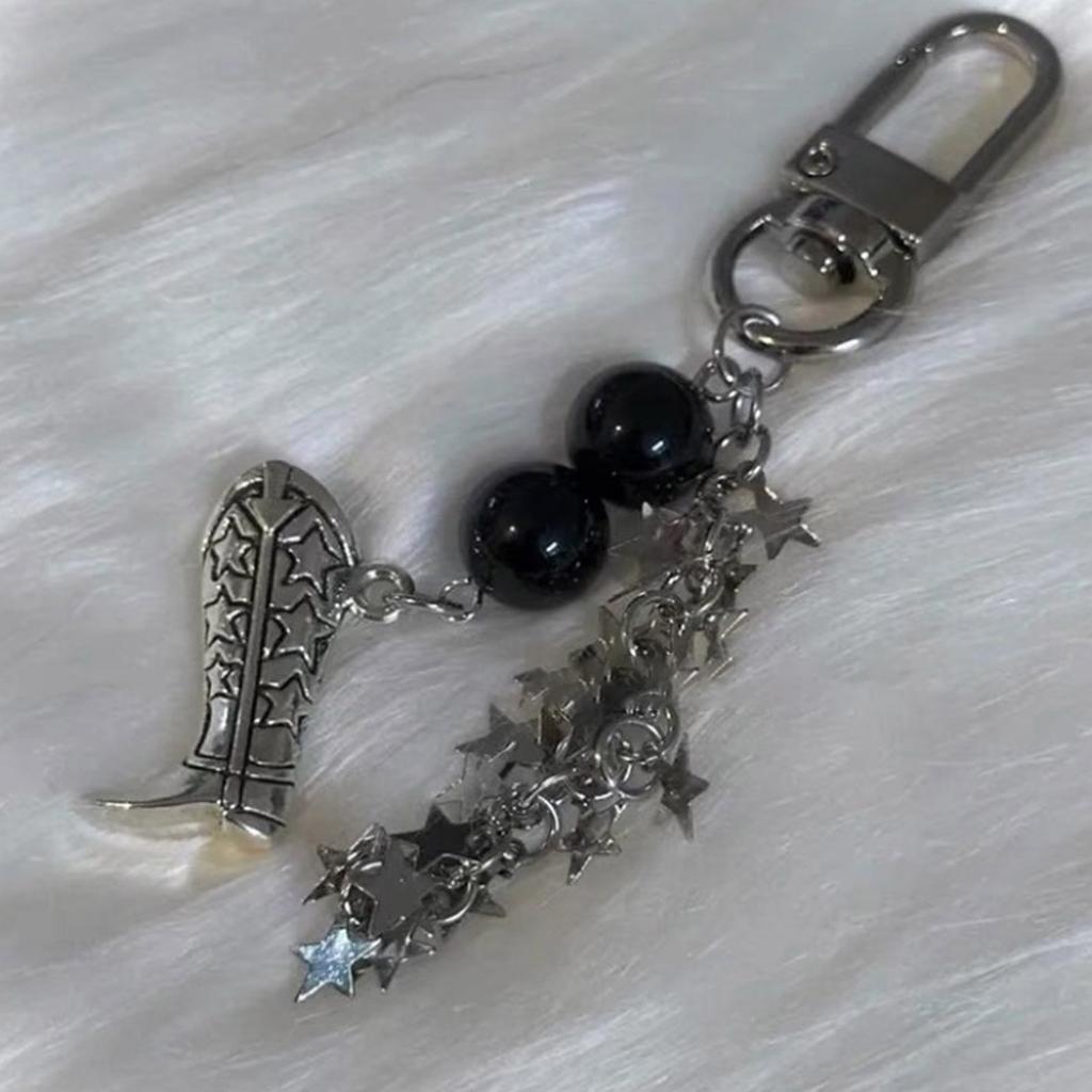 Multifunctional Star Bag Charm Star Pendant Key Holder Gothic Bag Accessory Suitable for Stylish Individuals Present