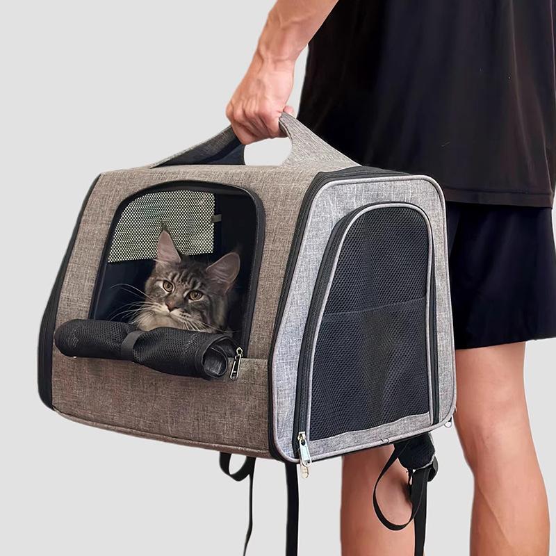 Cat Bag Portable Small Dog Travel Car Pet Outdoor Bag Large Capacity Backpack Pet Carrier Backpack