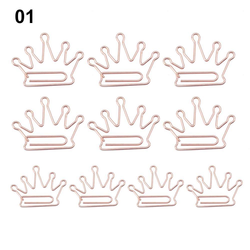 10Pcs File High Quality Office Supplies Stationery Photo Tickets Mini Paper Clip Binder Clips Metal 1