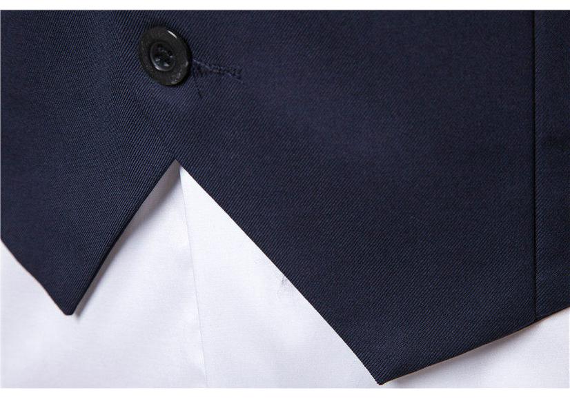 Gilet casual da uomo in stile europeo, ispessito, slim fit