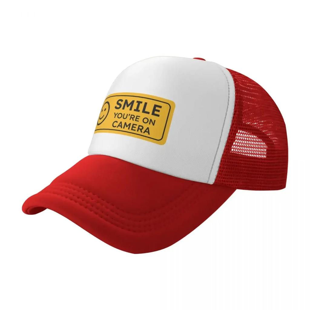 Smile Youre On Camera Baseball Cap New Hat Golf Wear Funny Hats Unisex Caps Women's