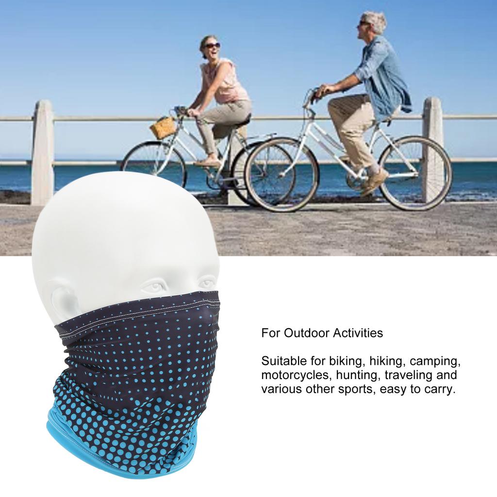 Atmungsaktives UV-Gesichtstuch für Radfahren, Wandern, Motorradfahren, Laufen, Reisen