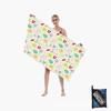Customized Double Sided Velvet Quick Drying Sand Free Printed Design Extra Large Microfiber Beach Towel