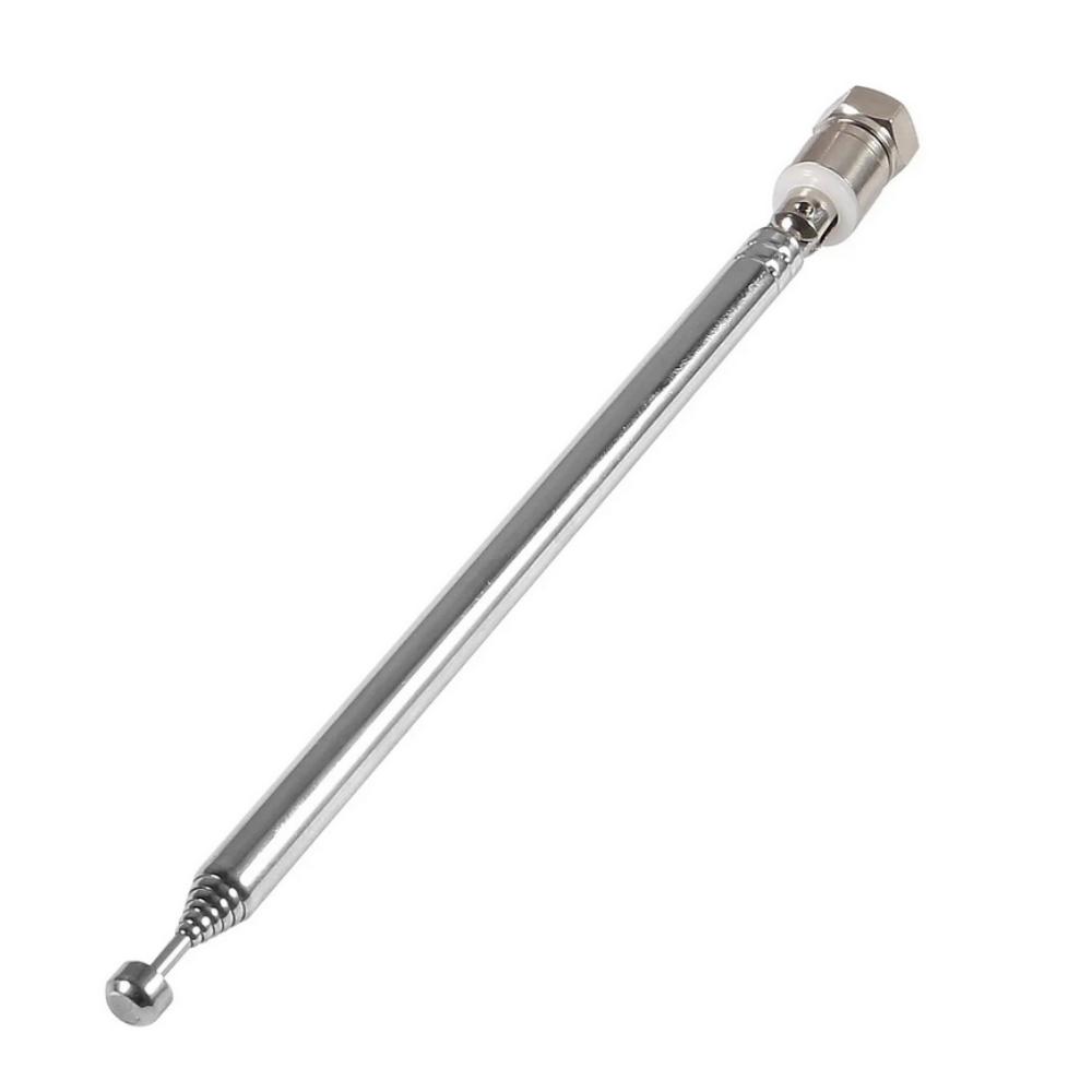 

New F Type 7120 Telescopic Aerial Antenna 75 Ohm with TV / 3.5 Adapter For Radio FM