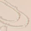 New European and American French retro multi-layer imitation pearl necklace fashionable light luxury high sense versatile elegant necklace