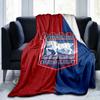 Town Football Club Crest Printed Throws Blanket Soft Flannel Blankets for Couch Bed Gifts for Men Women Picnic blanket Christmas gifts