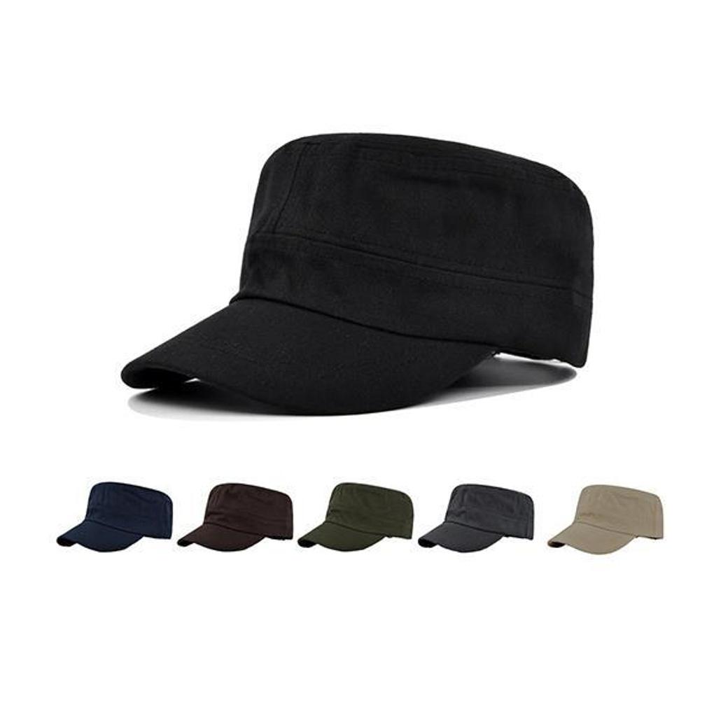 Casual Urban Military Cap Fashion Hat Basic Military Cap
