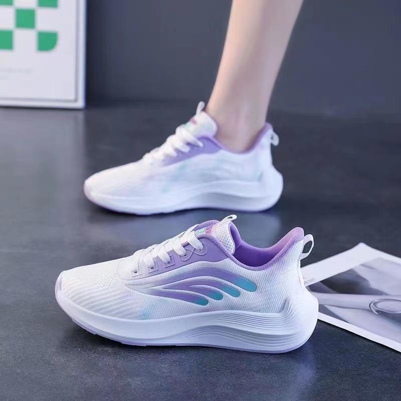 

Sneakers New Fashion Casual Versatile Korean Edition Mesh Women s Shoes Travel Flying Weaving Little White Shoes Flat Casual Shoes 36 чёрный