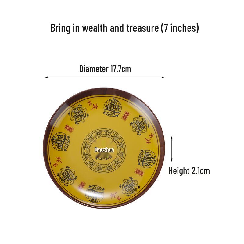 Thickened Melamine Imitation Porcelain Round Buffet Plate