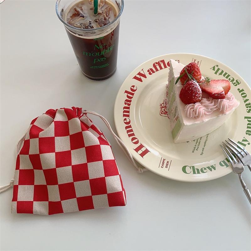 Cute Small Cloth Drawstring Gift Bag Woman Girl Purse Handbags Jewelry Lipstick Cosmetic Tote Rope Bags Storage Pouch String Bag