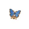 Brass Base 3D Butterfly Cufflinks Rhinestone Button Cover Creative Sleeve Button  Men Women