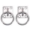   Stainless Steel   Eye Plate   Hooks Marine Hardware Screws for Boats Yachts Sailboats  