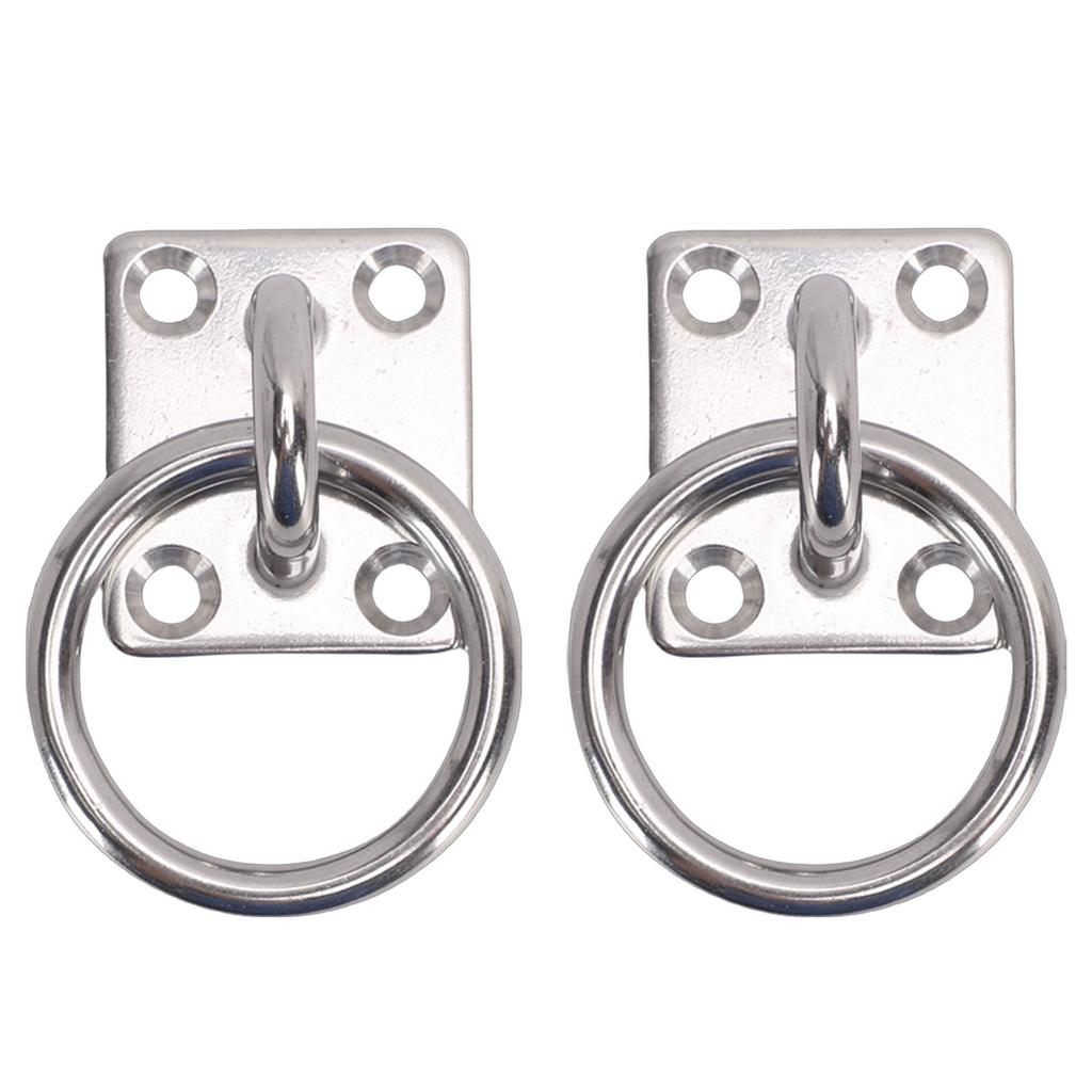   Stainless Steel   Eye Plate   Hooks Marine Hardware Screws for Boats Yachts Sailboats  