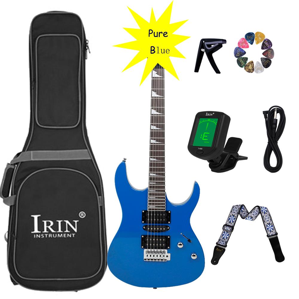 IRIN R-170 Electric Guitar 6 Strings 24 Frets Premium Maple Body Electric Guitar Guitarra with Bag Tuner Straps Accessories Set