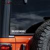 BLKUOPAR for Old School Car Stickers Fashionable Simple Decals Waterproof Sunscreen Windows RV Motorcycle Decor Car Styling