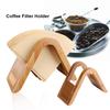 Wooden Coffee Filter Paper Dispenser Holder Display Stand Organizer Rack for Countertop Coffee Station