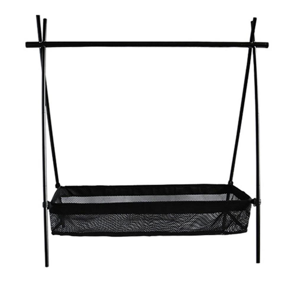 Picnic Under Table Storage Bag Desk Storage Box Tripod Mesh Basket Organizer for Camping Table Tripod Rack