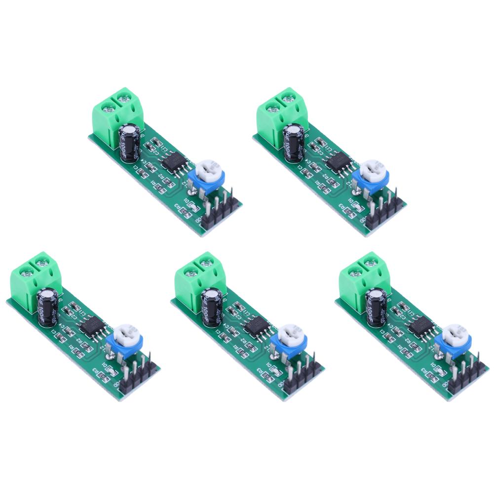 

5-20Pcs LM386 Mono Amplifier Board 200 Times Gain Mono Voice Amplifier Module 5V-12V Input 10K Adjustable for Speaker DIY Kit