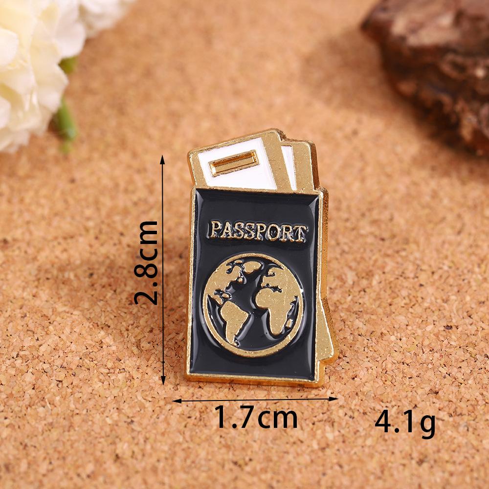 Cartoon English Alphabet Series Brooch Advanced Sense Niche Metal Badge Personalized Versatile Accessories