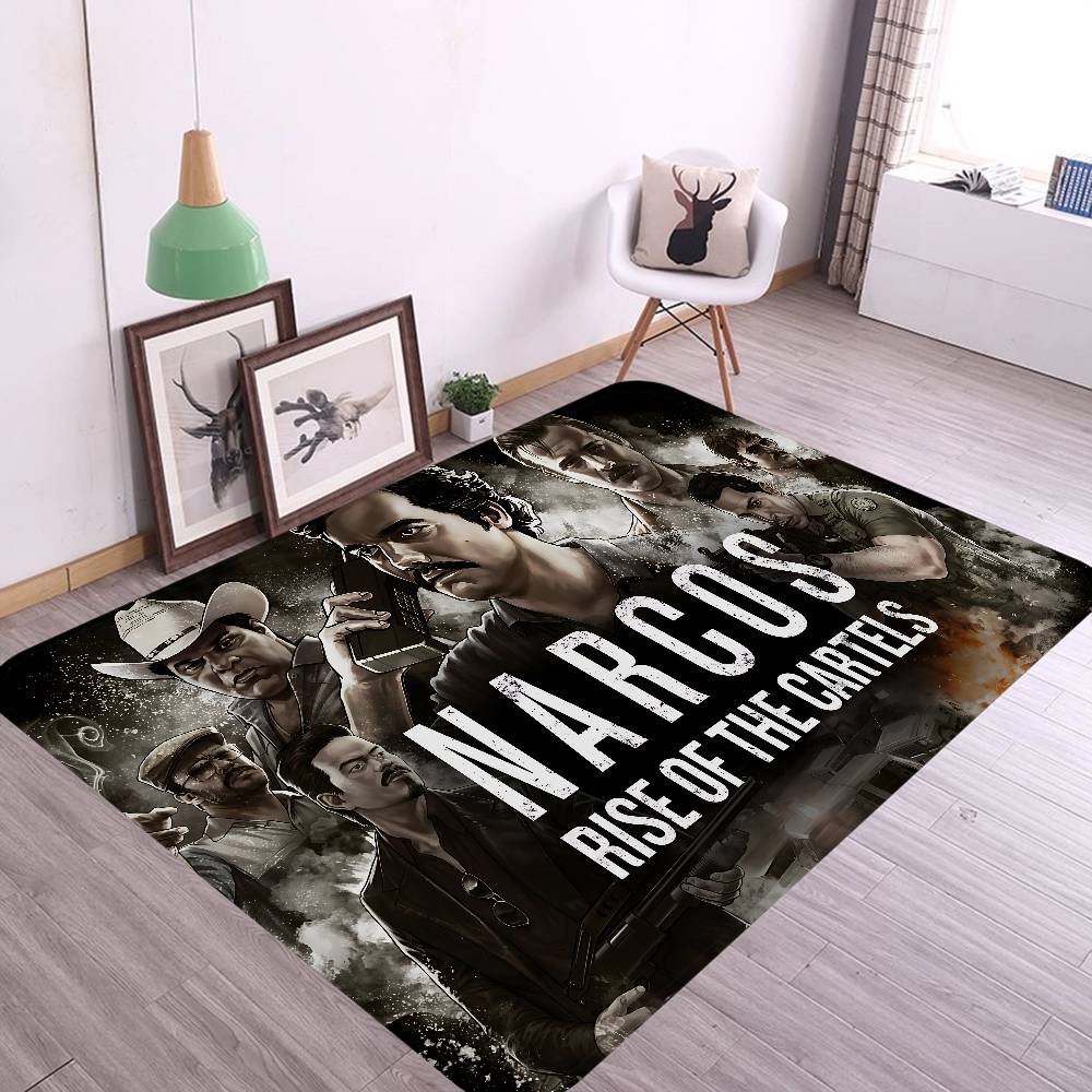 Narcos TV Pablo Escobar Floor Mat Non-Slip Laundry Room Mat Laundry Decor Balcony Child Living Room Bedside Mats