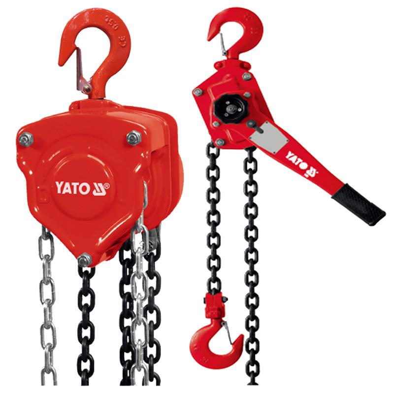 Yiertuo Manual Chain Lever Hoist, 1.5-9 Ton Capacity, 3-9 Meter Lift