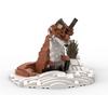 Ideas MOC Animales Zorro Rojo Exhibición Invernal 435 Piezas Set de Ladrillos Bloques de Construcción Modelo Kits Juguetes de Ensamblaje para Regalos