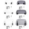 Motorcycle Foldable Windshield Extension Deflector, Adjustable Angle, Tool Free Installation Fit for Comfortable Riding
