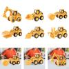 Carrier Vehicle Toy, Diecast Engineering Vehicle, Kids Compact S, Cartoon Construction Vehicles for