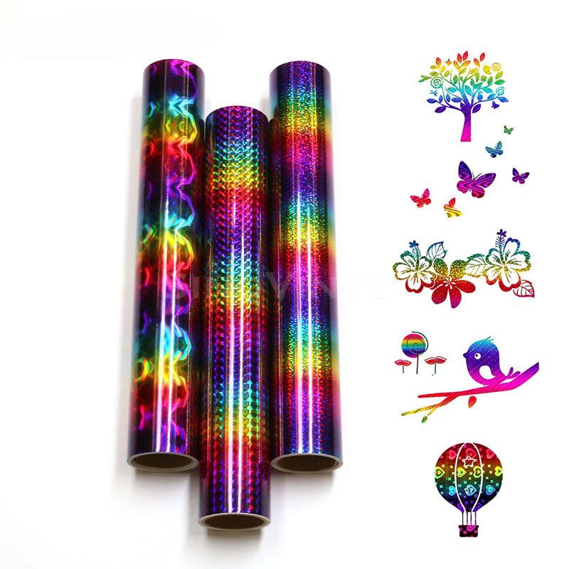 DIYCraft Rainbow Heart Gradient Car Decals - Dazzling Sticker for Vehicle Body