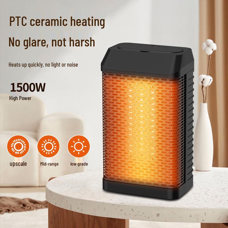 Compact PTC Desktop Heater: Quick-Heating, Intelligent Oscillation, New In Stock