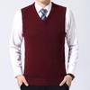 Herren Casual Strickweste Warm Bequem Herbst Winter Oberbekleidung Gestrickter Pullover
