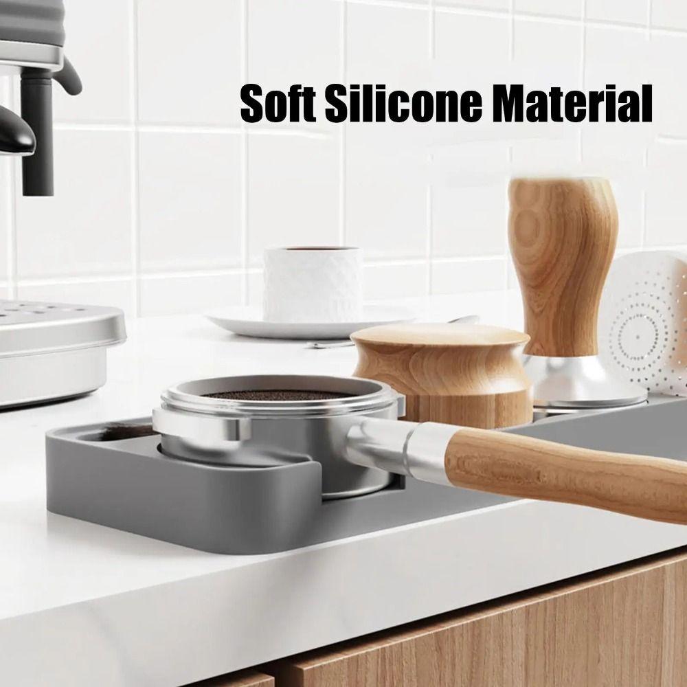 Countertops Protections Espresso Tamping Mat Powder Hammer Holder Coffee Distribution Tool