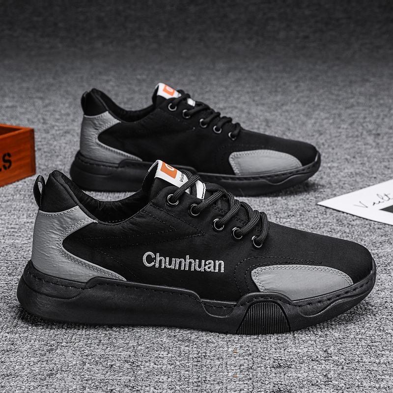 Весна 2026 повседневные кеды тренд инс низкие спортивные личность мода обувь из зонтичной ткани 39