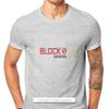First Block Bitcoin Blockchain Technology Man's TShirt Dogecoin Cryptocurrency Miners Meme T Shirt Gifts
