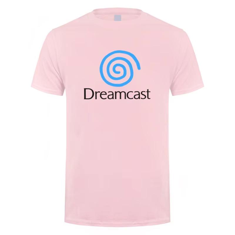

Футболка Dreamcast Tribute с синим вихрем Летняя Хлопковая с коротким рукавом Футболки Dreamcast Подарок Женские Топы Футболка 4XL