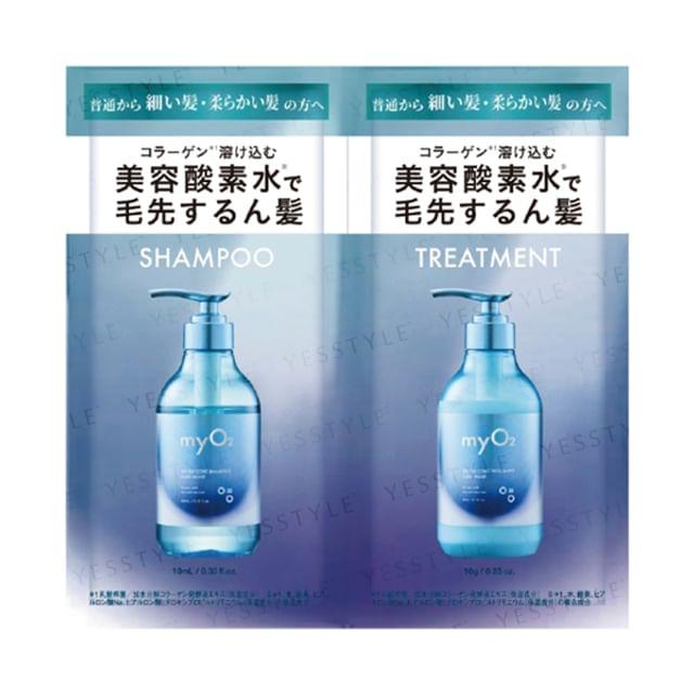 BEAUTE DE MODE - myO2 Water Coat Shampoo & Treatment Sleek Moist Trial Set 10ml+10g