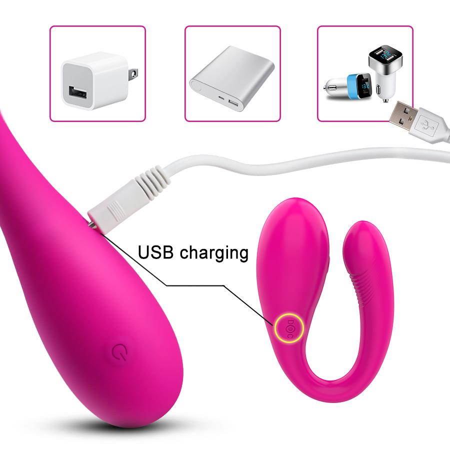 Wireless Remote Control Panties Vibrator U-shaped Adult Toys Clitoris Stimulator Female Masturbator