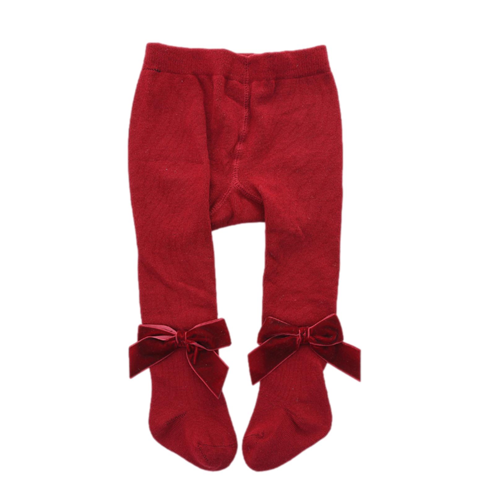 

Citgeett Новорожденные Однотонные Колготки Детские Девочки Мальчики Колготки 5 Цветов Осень Зима Эластичные Леггинсы с Бантиком 0 to 1 years