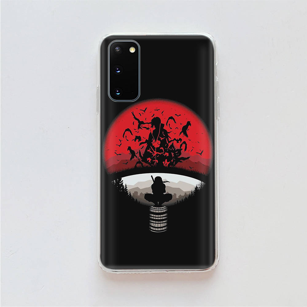 AD89 Naruto Itachi Clear Case for Samsung A04 A14 A23 A34 A54 M23 M33 M52 M53 Realme 10 9 C30S C35 C55 VIVO Y02 Y21 Y33S Y51 X80 V25 Cover