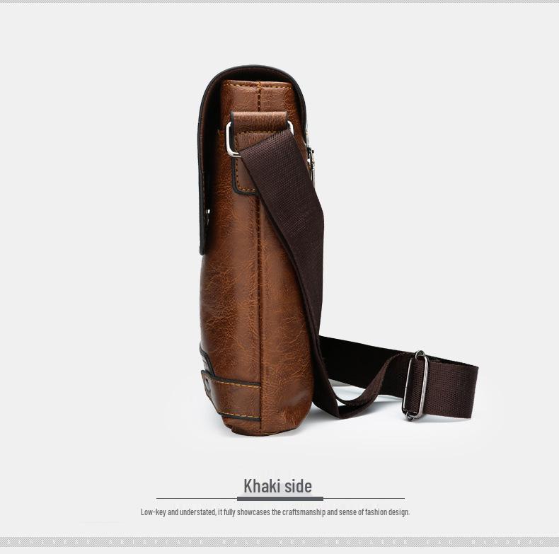 New Large Capacity Men's Casual Crossbody Messenger Bag