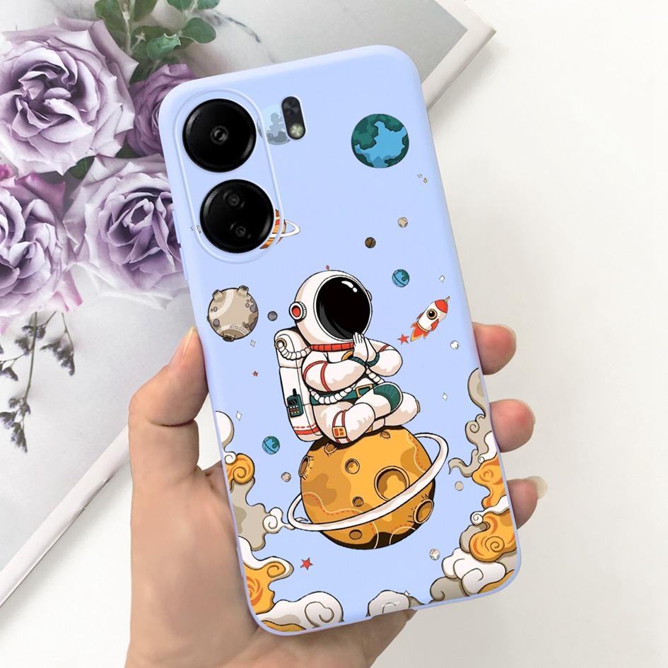Für Xiaomi Redmi 13C 2023 Hülle Mode Mond Weltraum Muster Capa Schlanke Weiche Silikonhülle Für Xiaomi Redmi 12C Hülle Redmi13C Hülle