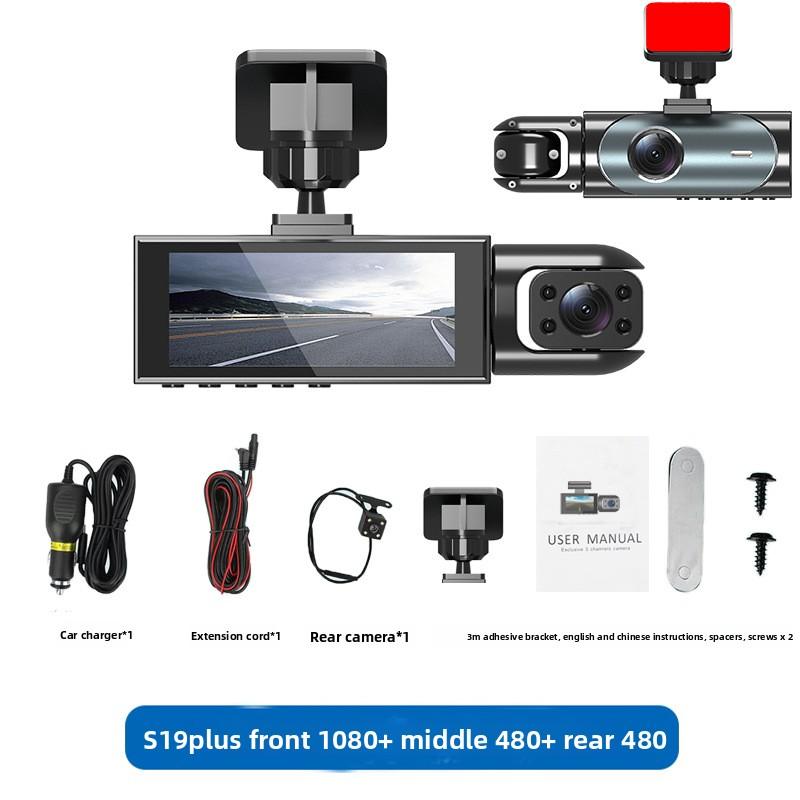 Dual Dash Cam Front and Rear 1080P HD Night Vision WiFi Car DVR with Parking Monitor