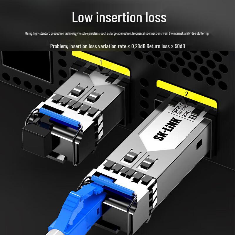 SK-LINK LC-FC Single-Mode Fiber Optic Patch Cable