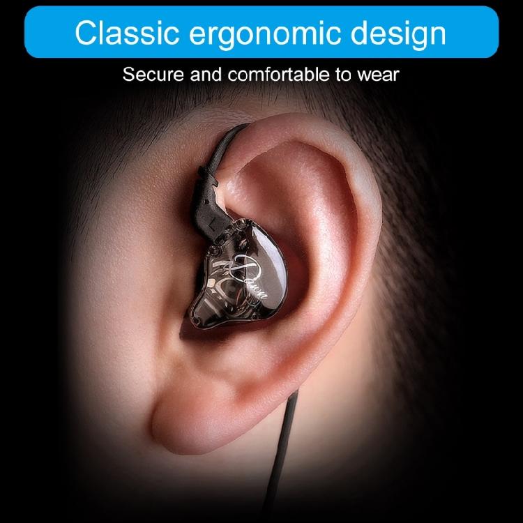 In-Ear-Kopfhörer Dynamische 10-mm-Treibereinheit Kopfhörer mit Kabelsteuerung für immersives Musik- und Spielerlebnis