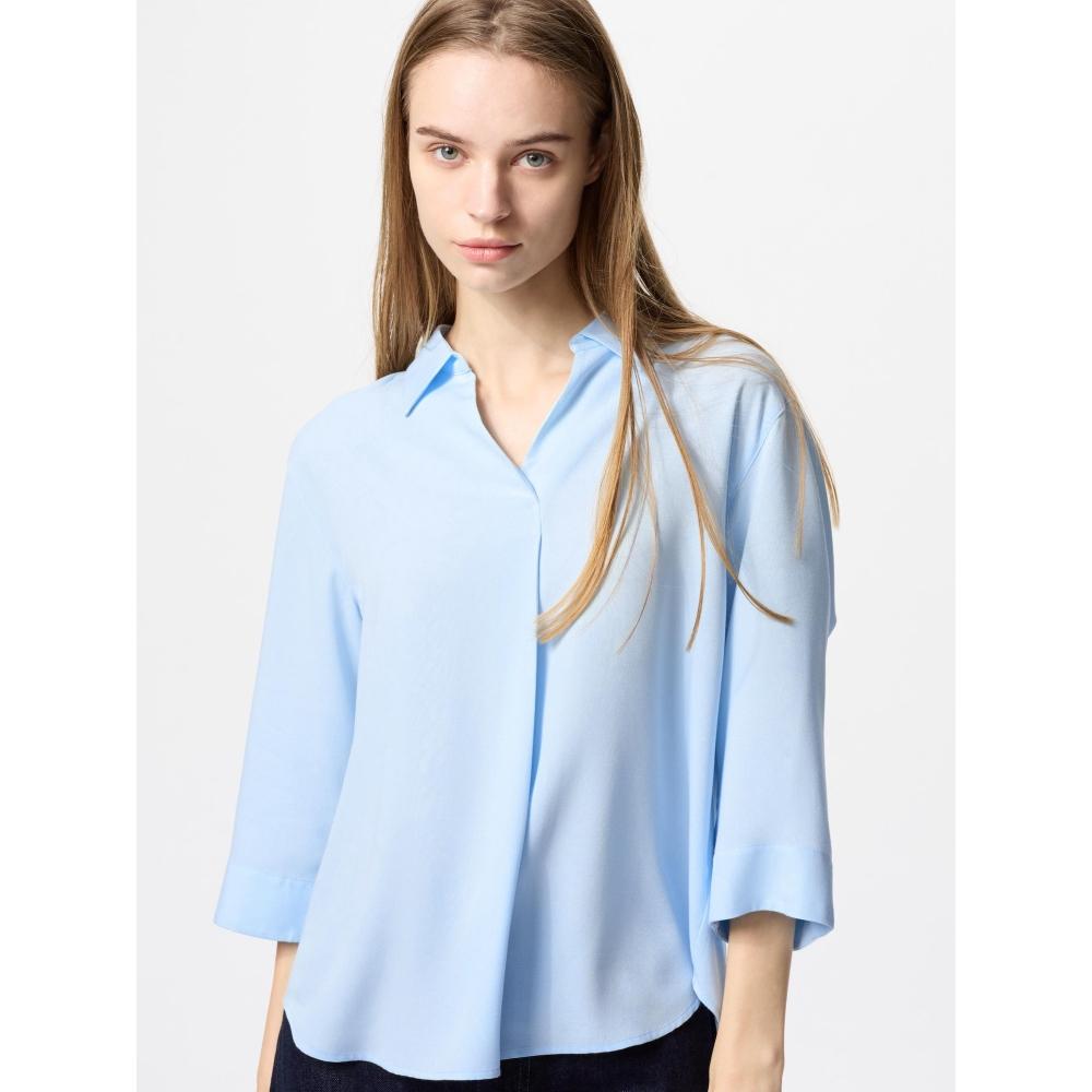 

Блузка Uniqlo Rayon Skipper Collar, часть 7 00 WHITE/WOMEN XS