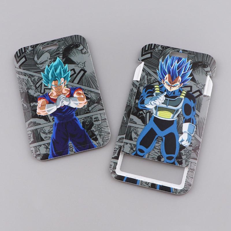 Anime Dragon Ball Lanyard for Student Keychain ID Card Cover Passport Badge Holder Key Ring Black Neck Straps Accessories Gift