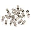 20 Stück M5 4 mm Mini-Pneumatik-Druckluftanschluss, gerader Stecker, Luftschlauch, Schnellmontage